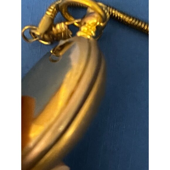 God Bless America Enduring Freedom Pocket Watch in box fresh battery gold tone - Picture 5 of 14